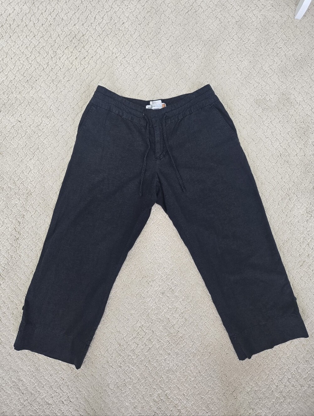 Vintage Old Navy Black Linen Pants